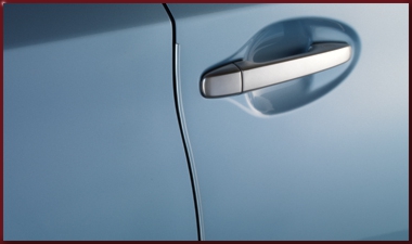 PT9360012008 - : Door Edge Guards - Clear Water Blue Metallic 8W1 for Toyota: Prius, Prius Plug-In Image