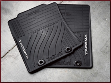 PT9083512520 - : 2012-2014 Toyota Tacoma Access Cab Front &amp; Rear All Weather Floor Mats for Toyota: Tacoma Image