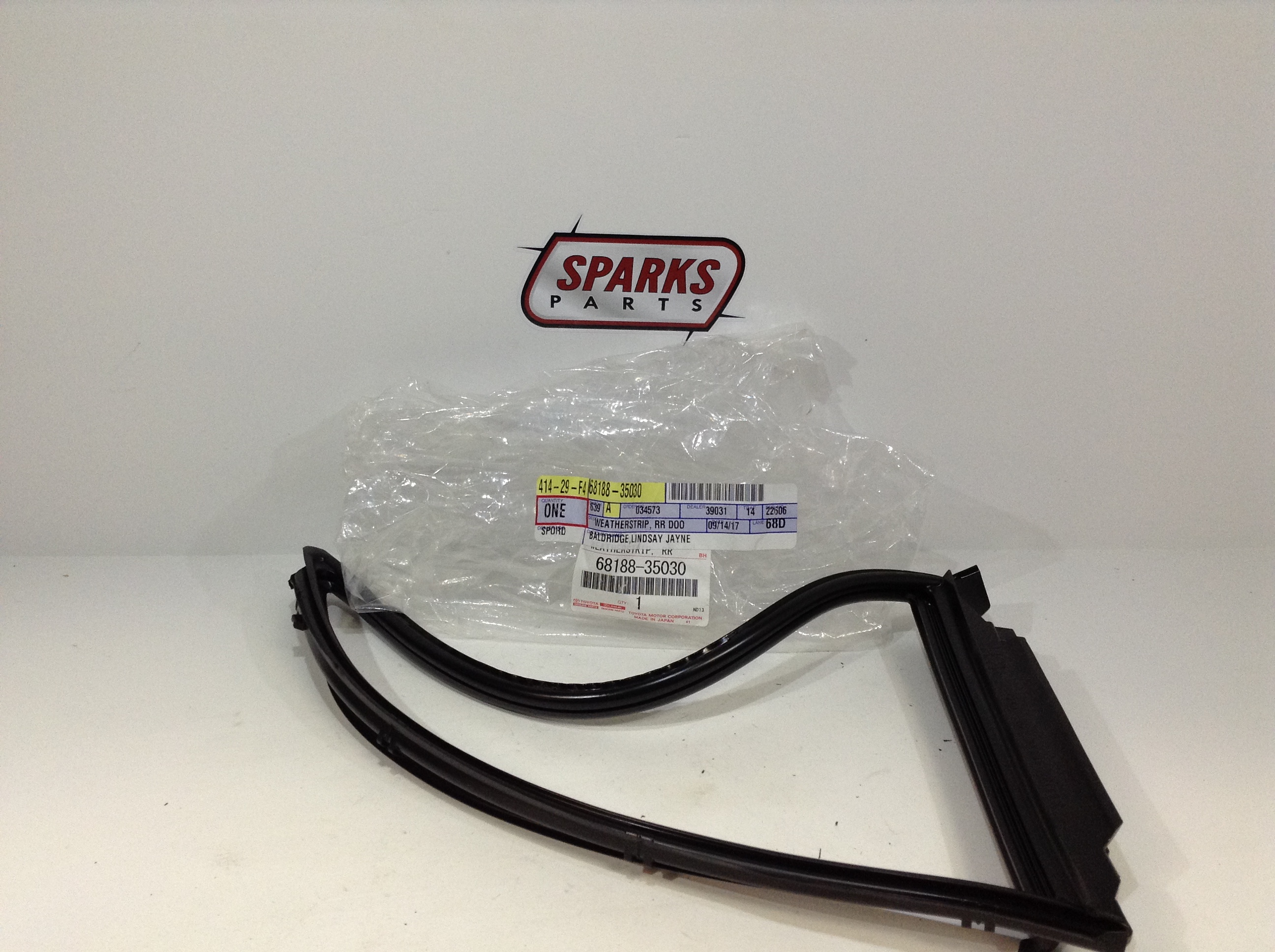 6818835030 - : 2010-2024 Toyota 4Runner - Weatherstrip for Toyota: 4Runner Image