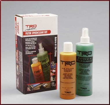 PTR4300088 - Performance: TRD Air Filter Cleaning Kit for Scion: tC, xB, xD | Toyota: 4Runner, 86, Avalon, C-HR, Camry, Celica, Corolla, Corolla iM, Echo, FJ Cruiser, Highlander, Land Cruiser, Matrix, MR2 Spyder, Prius, Prius C, RAV4, Sequoia, Sienna, Solara, Tacoma, Tundra, Venza, Yaris Image
