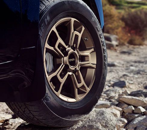 PT9606020005 - : 2020-2021 Toyota Land Cruiser 18" TRD Pro Alloy Wheel Rims Heritage Edition Matte Bronze for Toyota: Land Cruiser Image