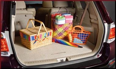 PT2064811110 - : 2012-2013 Toyota Rear Carpet Cargo Area Mat Gray Highlander for Toyota: Highlander Image