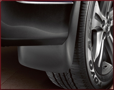 PU0600T013P1 - Exterior: 2013-2015 Toyota Mudflap Splash Guards Set Of 4 Black Venza for Toyota: Venza Image