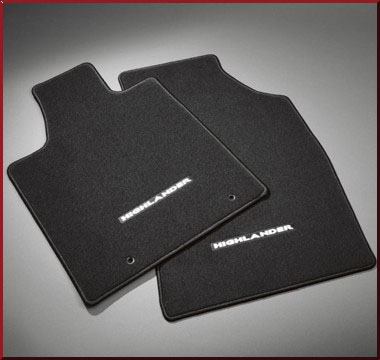 PT9194811820 - : Carpeted Floor Mats - 4-Piece; Black (Hybrid) for Toyota: Highlander Image