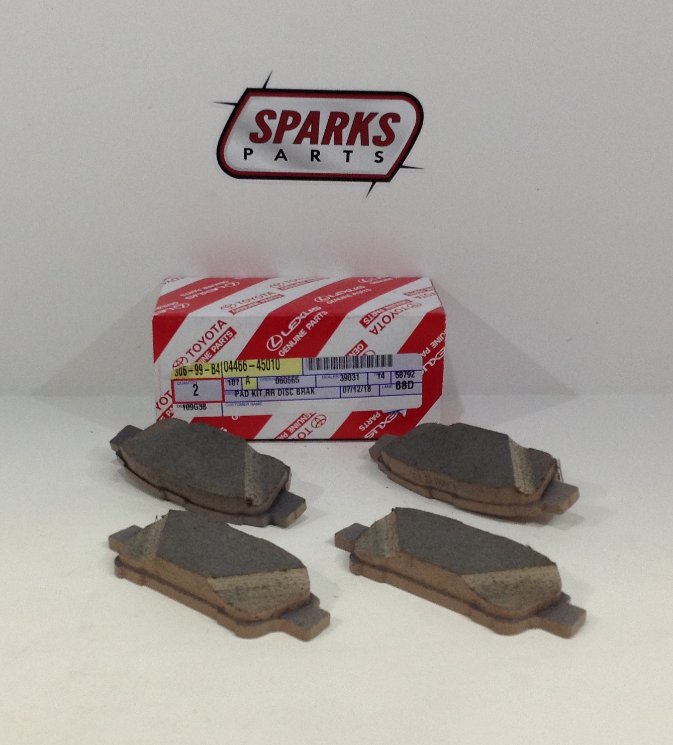 446645010 - Brakes: Brake Pads for Toyota: Sienna Image