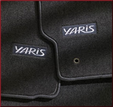 PT2065210110 - : 2007-2011 Toyota Yaris - Yaris Sedan Floor Mats Dark Charcoal for Toyota: Yaris Image