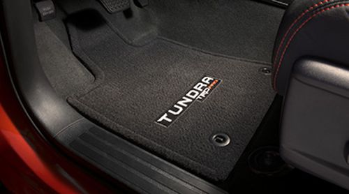 PT2063418001 - Interior: 2018-2021 Toyota Tundra - Floor Mats, Carpet, Tundra Logo, Set Of Four for Toyota: Tundra Image