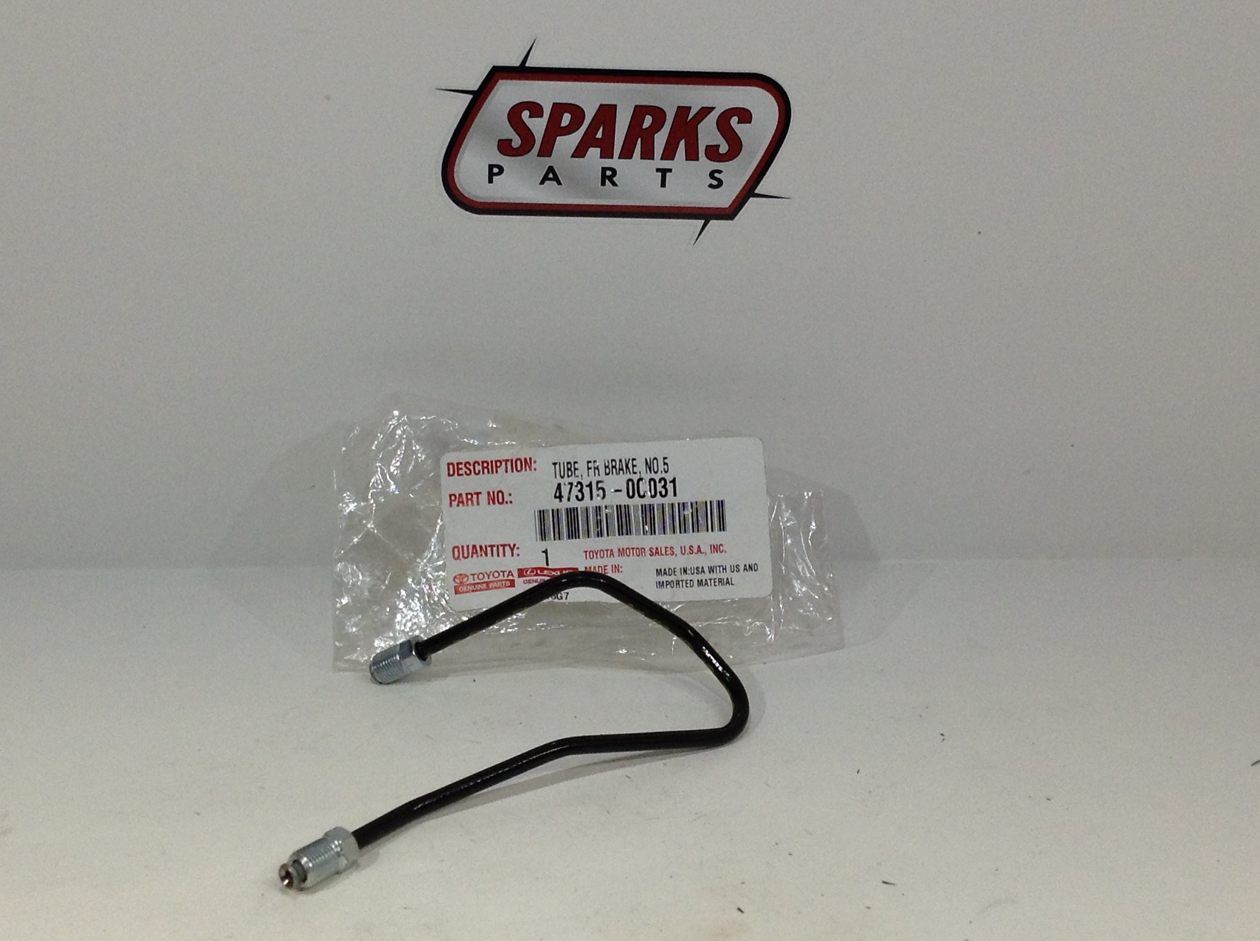 473150C031 - : Tube Front Brake No.5 for Toyota Image