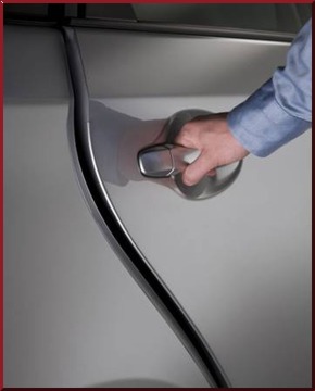 PT9363511013 - : 2015-2024 Toyota 4Runner - Door Edge Guards, Barcelona Red Metallic for Toyota Image