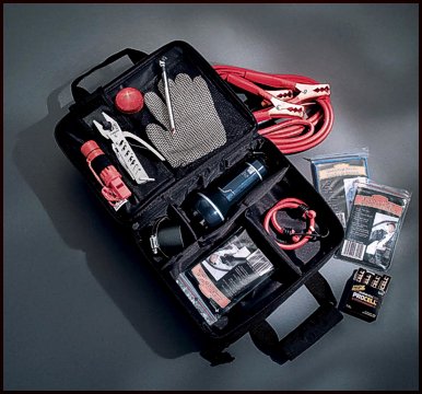 PT42000130 - Interior: Emergency Assistance Kit for Toyota: 4Runner, 86, Avalon, bZ4X, C-HR, Camry, Corolla, Corolla Cross, Corolla iM, Crown, FJ Cruiser, GR Corolla, GR Supra, GR86, Grand Highlander, Highlander, Land Cruiser, Matrix, Mirai, Prius, Prius C, Prius Prime, Prius V, RAV4, RAV4 Prime, Sequoia, Sienna, Solara, Tacoma, Tundra, Venza, Yaris, Yaris iA Image