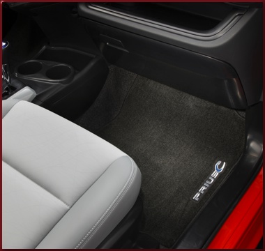 PT2065212110 - Interior: 2012-2019 Toyota - Floor Mats, Carpet, Set Of Four, Dark Gray for Toyota: Prius, Prius C Image