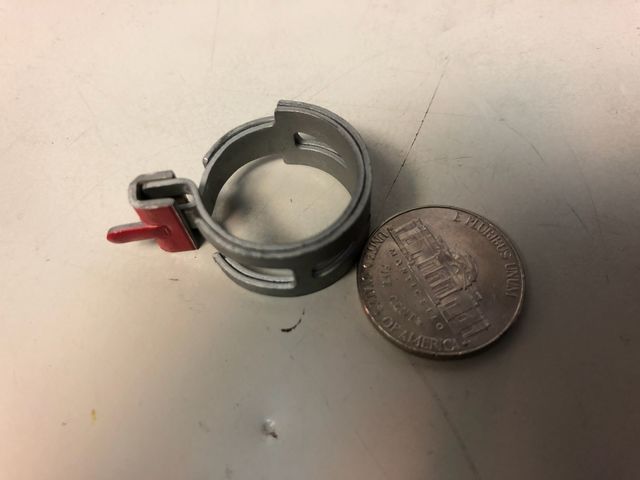 90467A0012 - Cooling System: Inlet Hose Clamp for Toyota: 4Runner, Avalon, Camry, Highlander, Matrix, Sequoia Image