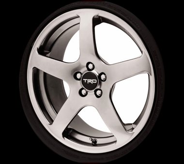 PTR1821070 - Wheels: TRD 18" 5-Spoke Wheel Silver Finish for Scion: tC | Toyota: Celica, Corolla, Matrix Image