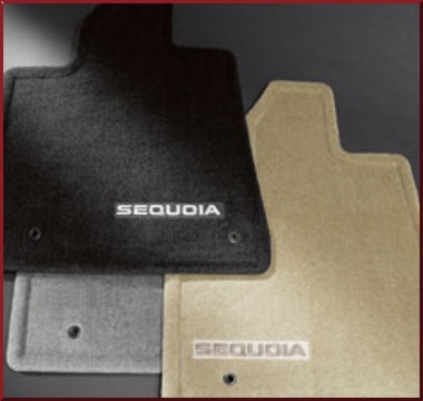 PT9260C10801 - : 2008-2011 Toyota Sequoia - Sequoia Floor Mat 3rd Row 8 Passenger Brown for Toyota: Sequoia Image