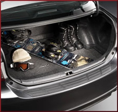 PT2060211012 - : 2011-2012 Toyota Rear Carpet Cargo Trunk Mat Liner Dark Gray Corolla for Toyota: Corolla Image