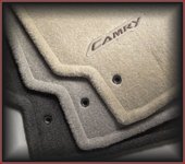 PT2063206012 - Interior: 2007-2011 Toyota Front &amp; Rear Carpet Floor Mats Dark Charcoal Camry for Toyota: Camry Image