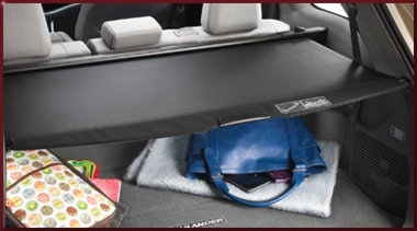 PT73148141 - Interior: 2014-2019 Toyota Highlander Rear Retractable Trunk Area Privacy Shade Security Tonneau Cargo Cover Beige for Toyota: Highlander Image