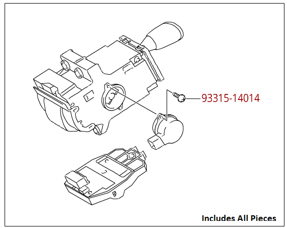 3356047023 - Automatic Transmission: Gear Shift Assembly for Toyota Image