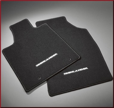 PT9194811020 - : Carpeted Floor Mats - 4-Piece; Black (For Gas Engine) for Toyota: Highlander Image