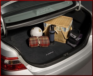 PT2060307721 - : 2007-2011 Toyota Rear Carpet Cargo Trunk Mat Liner Charcoal Camry for Toyota: Camry Image