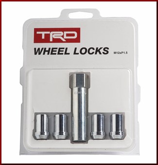 PTR2734061 - : 2003-2021 Toyota - Wheel Locks for Scion: tC | Toyota: Celica, Corolla, Matrix, Sequoia, Tacoma, Tundra, Yaris Image