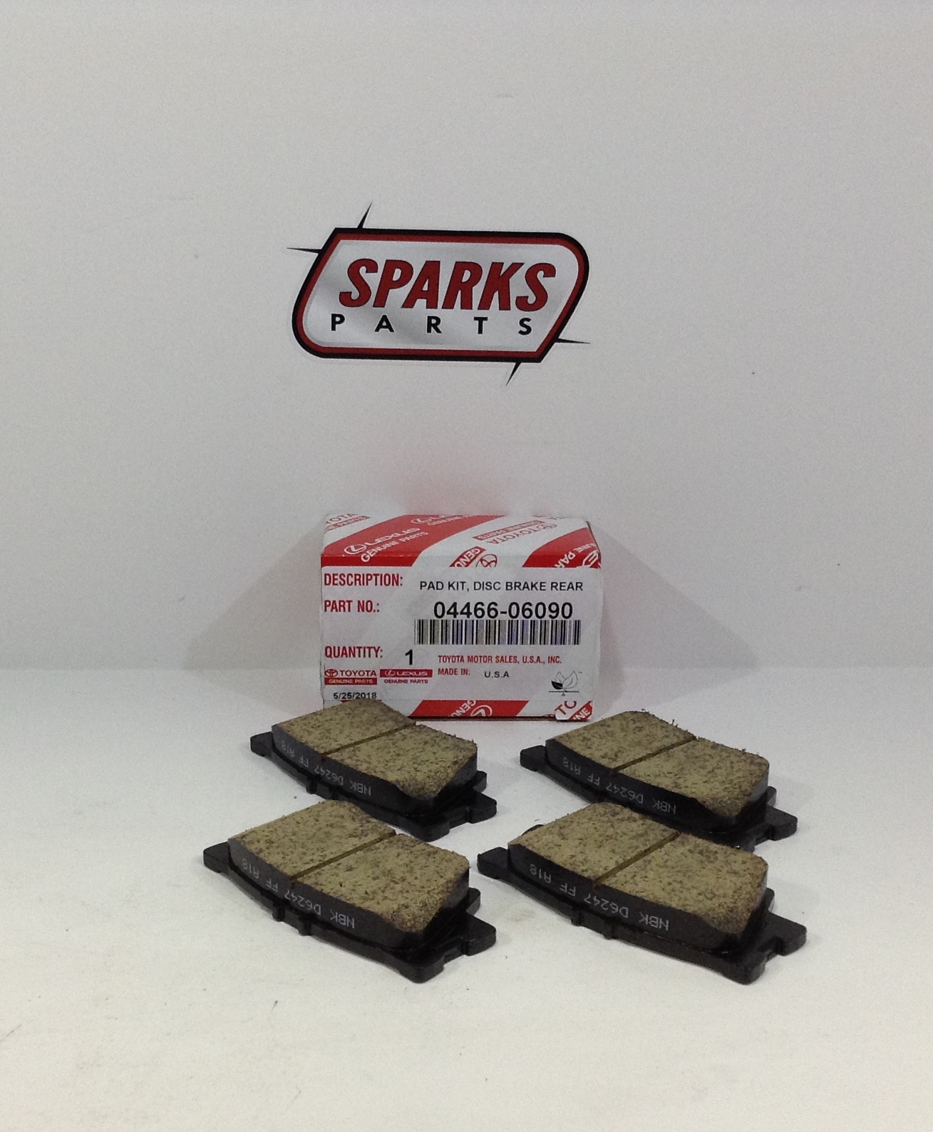 446606090 - Brakes: Brake Pads for Toyota: Avalon, Camry Image