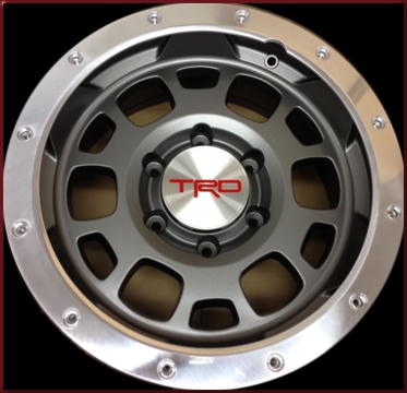 PTR1835090GR - : TRD 16" Off-Road Beadlock-Style Wheels - Graphite for Toyota: Tacoma Image