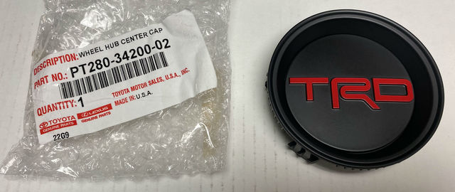 PT2803420002 - : TRD Pro Center Cap ​​Matte Black for Toyota Image
