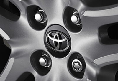 PT2765216000 - Wheels: 2016-2020 Toyota - Wheel Locks, Alloy, Chrome Finish for Scion: iA | Toyota: Yaris, Yaris iA Image