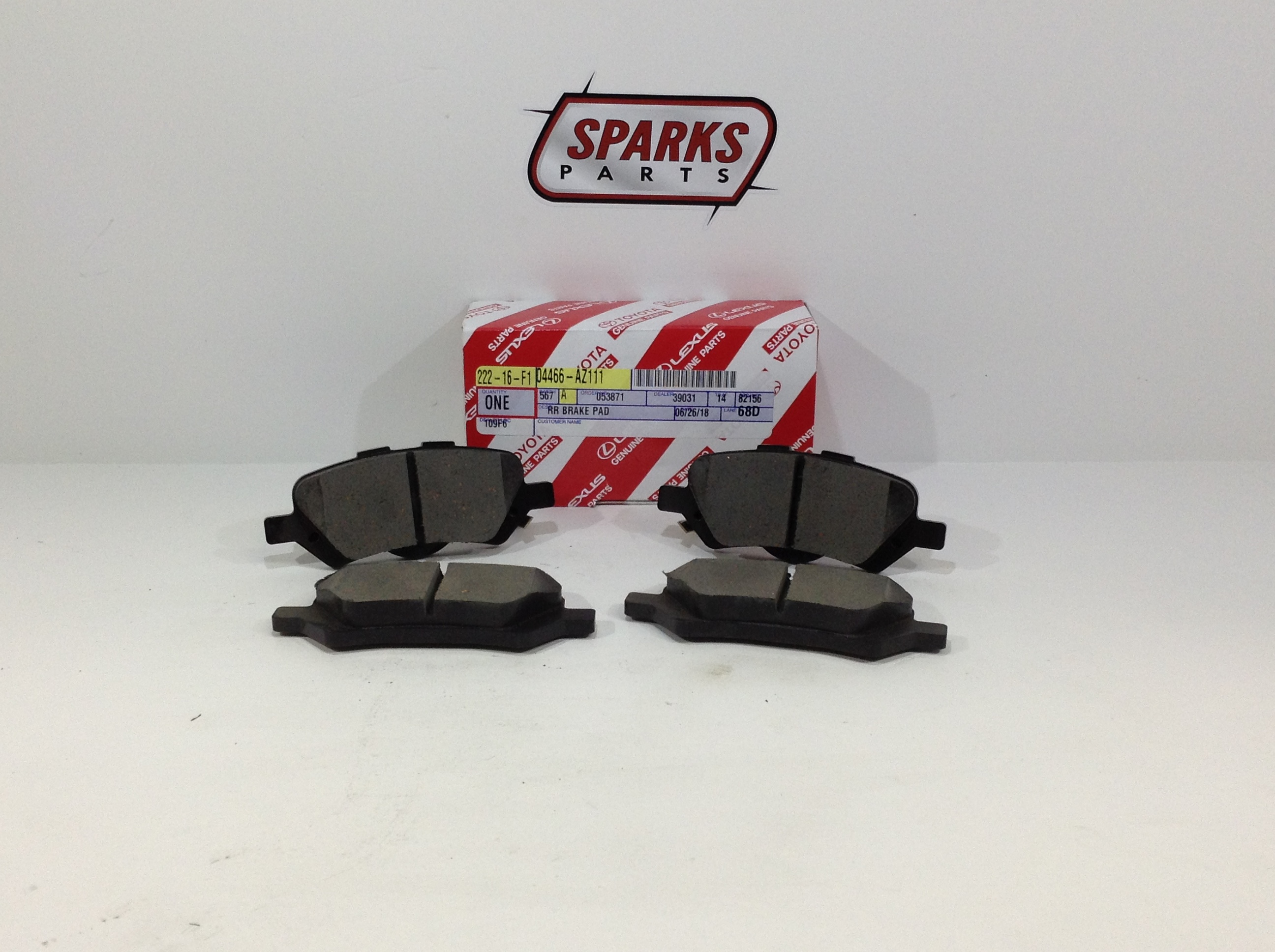 4466AZ311 - : Rear Brake Pad for Toyota Image