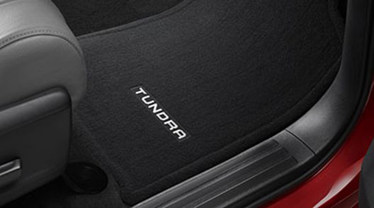 PT2063414220 - Interior: 2014-2021 Toyota Tundra - Tundra Seccab Limited Black Floor Mats for Toyota: Tundra Image