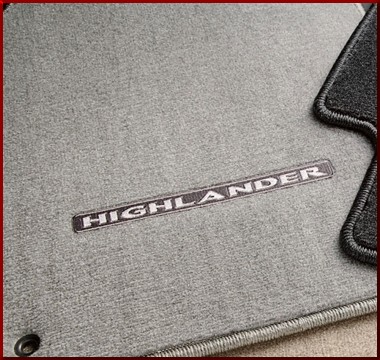 PT9194808222 - : 2008-2011 Toyota Highlander - Floor Mats, Carpet, Third Row, Ash for Toyota: Highlander Image