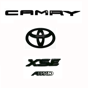 PT9480321102 - Exterior: 2021-2024 Toyota Camry - Blackout Emblem Overlays for Toyota: Camry Image
