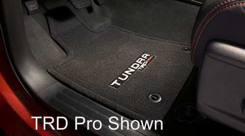 PT2063418101 - Interior: 2019-2021 Toyota Tundra - Carpet Floor Mats - Black - Trd Off Road for Toyota: Tundra Image