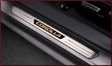 PT94202140 - Interior: Door Sill, Illuminated, Stainless Steel for Toyota: Corolla Image