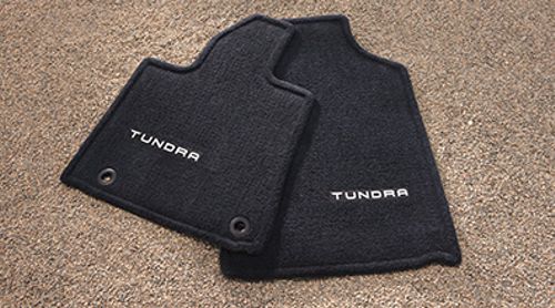 PT2063414020 - Interior: 2015-2021 Toyota Tundra - Tundra Floor Mats Black for Toyota: Tundra Image