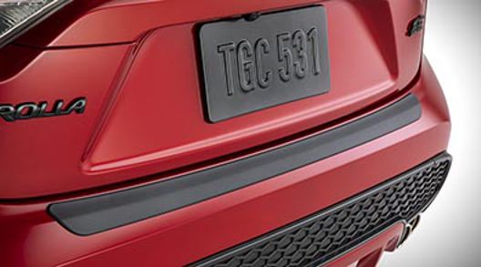 PT7380220002 - Exterior: 2020-2026 Toyota Corolla - Bumper Protector, Rear, Black for Toyota: Corolla Image