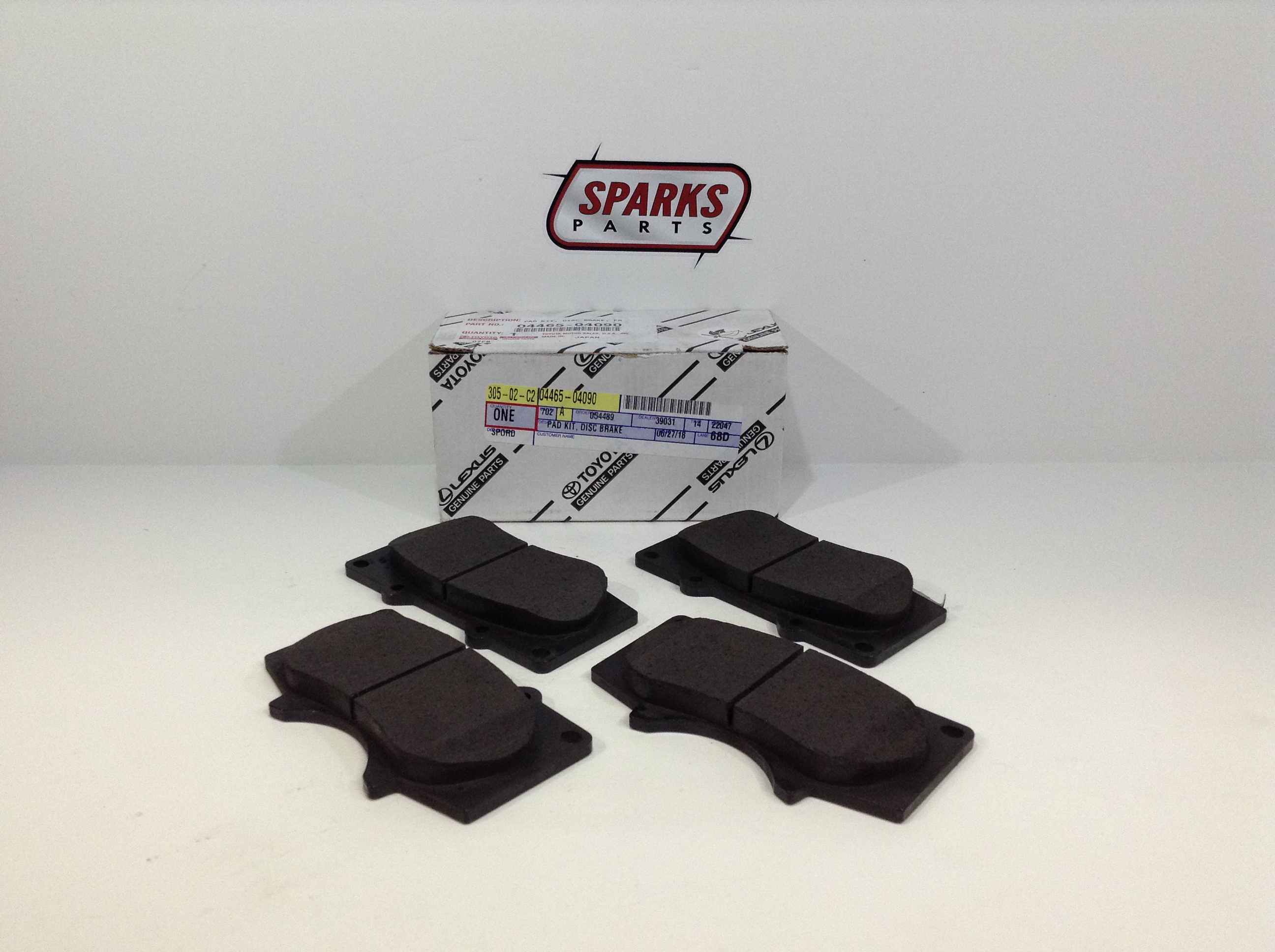 446504090 - Brakes: Brake Pads for Toyota: Tacoma Image