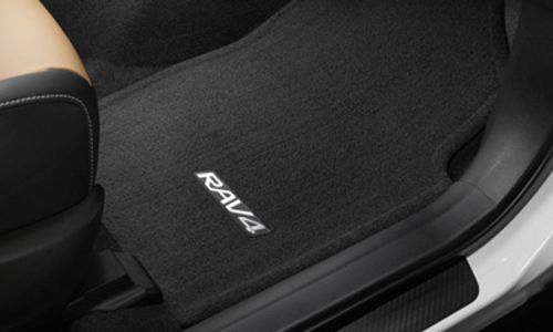 PT2064216220 - : 2017 Toyota RAV4 - Floor Mats, Carpet, RAV4 Logo, Set Of Four for Toyota: RAV4 Image