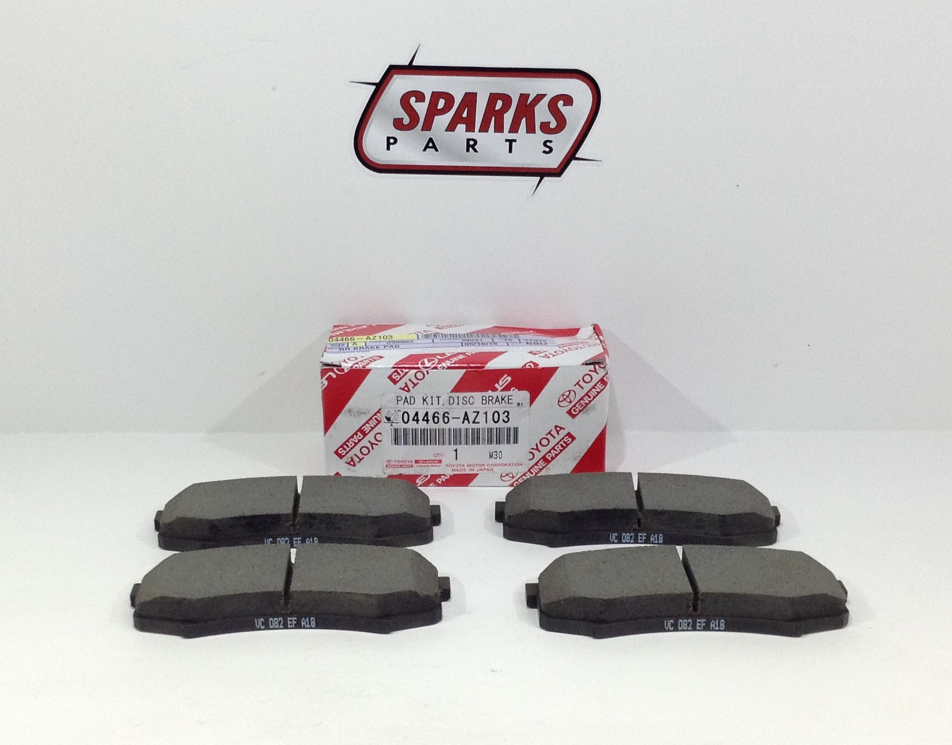 4466AZ303 - : Rear Brake Pad for Toyota Image