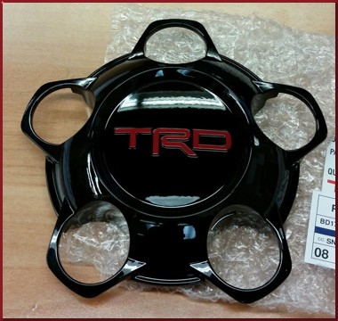 PT28034150 - : 2016-2017 Toyota Wheel Hub Center Cap Black TRD Pro Tundra for Toyota: Tundra Image