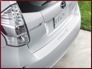 PT74747120 - : 2012-2017 Toyota - Bumper Applique, Rear for Toyota: Prius, Prius V Image
