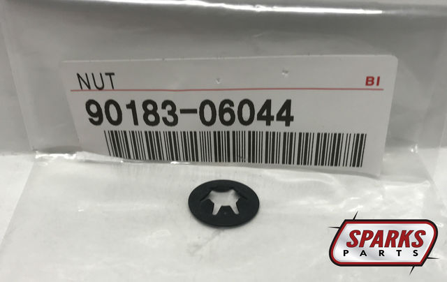 9018306044 - Body: Emblem Nut for Toyota: Sienna, Tacoma, Tundra Image
