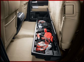 PT87134070 - Cargo Management: 2007-2021 Toyota Interior Under Seat Storage Drawer Tundra for Toyota: Tundra Image