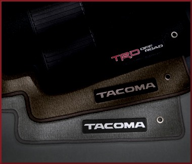PT2063510213 - : 2005-2011 Toyota Tacoma - Tacoma Dcab Floor Mats Light Charcoal for Toyota: Tacoma Image