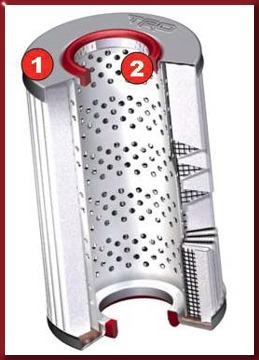 PTR4300081 - Serviceable Components: 2007-2021 Toyota TRD High Performance Oil Filter Sequoia Land Cruiser Tundra for Toyota: Land Cruiser, Sequoia, Tundra Image