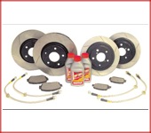 97744003 - : High Performance Stage II Brake Kit Slotted Rotors for StopTech Image