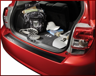 PT2065208202 - : 2008-2014 Scion Rear Trunk Carpet Cargo Area Mat Black xD for Scion: xD Image