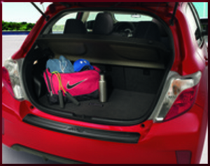 PT2065212020 - : 2012-2017 Toyota Rear Trunk Carpet Cargo Area Mat Black Yaris for Toyota: Yaris Image