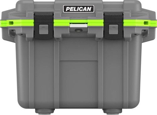 PTN9800140 - Merchandise: 2021-2026 Toyota - Cooler, Pelican 30QT Elite - Dark Gray/Green for Toyota: 4Runner, Avalon, bZ4X, C-HR, Camry, Corolla, Corolla Cross, Crown, GR Corolla, GR Supra, GR86, Grand Highlander, Highlander, Land Cruiser, Mirai, Prius, Prius Prime, RAV4, RAV4 Prime, Sequoia, Sienna, Tacoma, Tundra, Venza Image